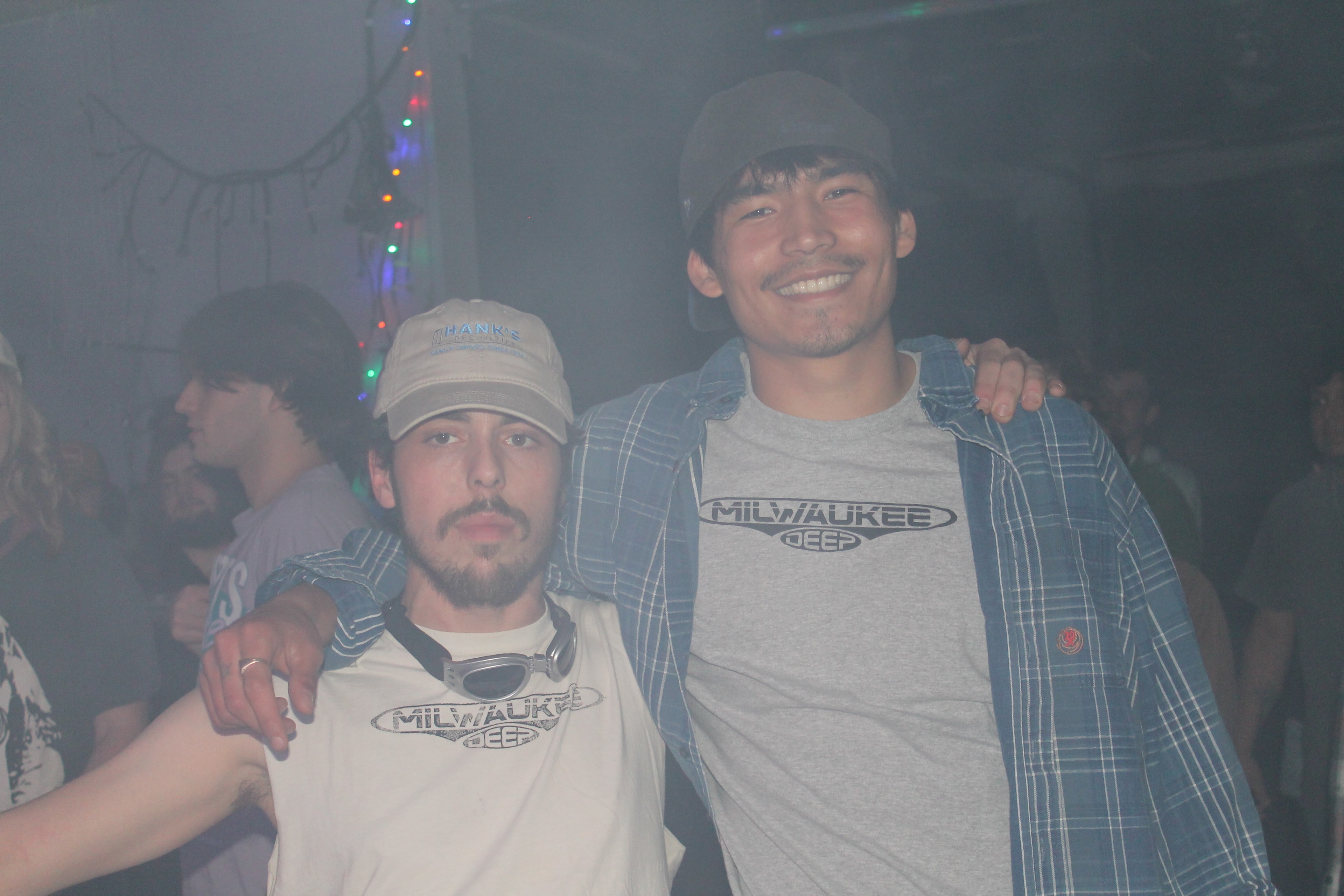 Fans wearing Milwaukee Deep t-shirts at a show